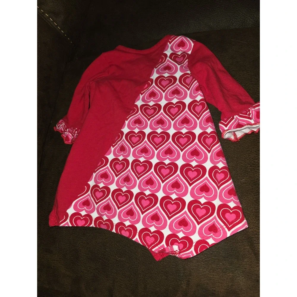 Bonnie‎ baby valentine's day heart dress and leggings size 18 months